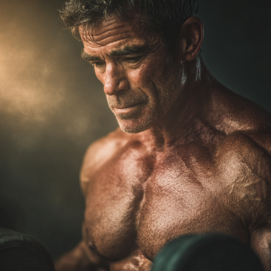 Група літніх людей займається фітнесом